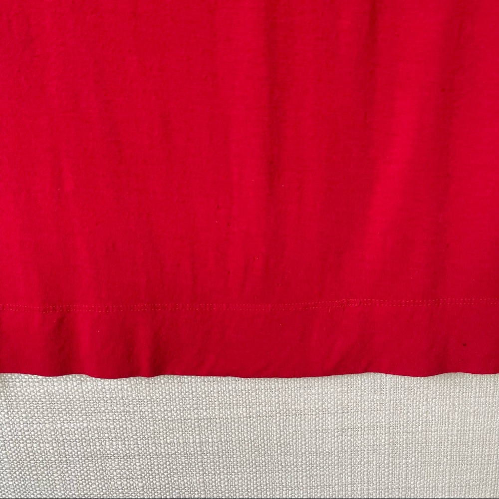 The Limited Red Blouse Top 3/4 sleeves - Picture 5 of 7